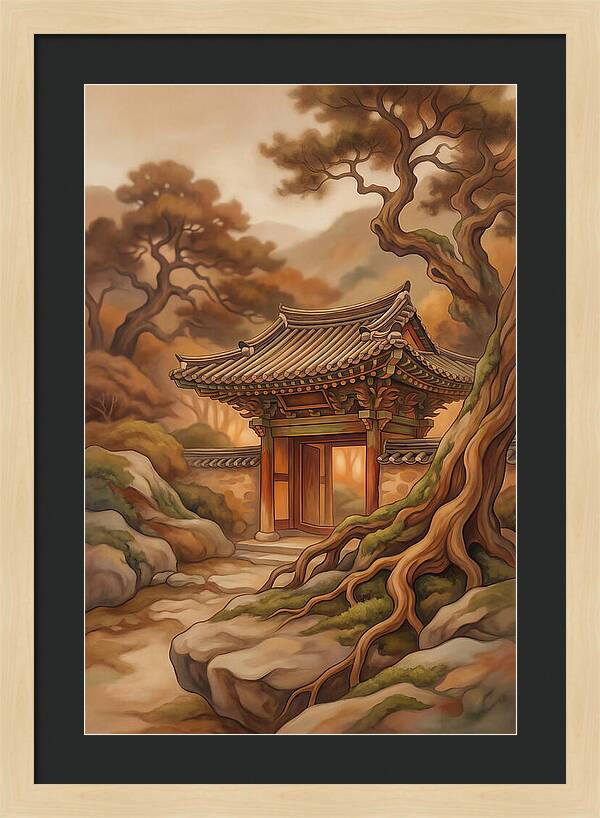 Traditional Korean Temple Gate