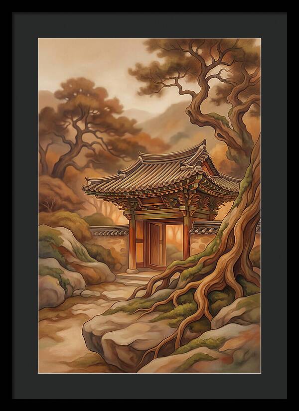 Traditional Korean Temple Gate