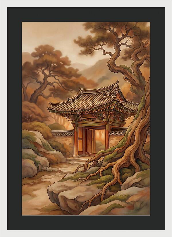 Traditional Korean Temple Gate