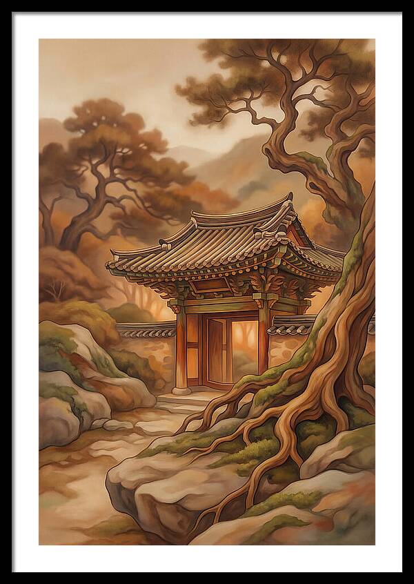 Traditional Korean Temple Gate