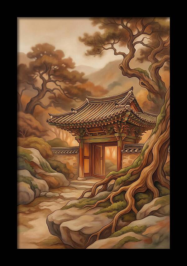Traditional Korean Temple Gate
