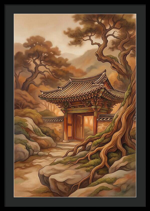 Traditional Korean Temple Gate
