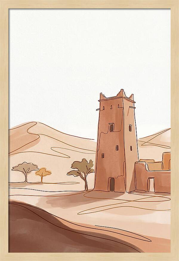 Traditional Mud Brick Tower House