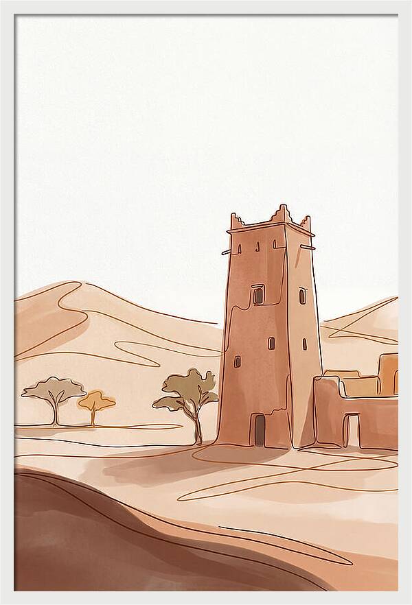 Traditional Mud Brick Tower House
