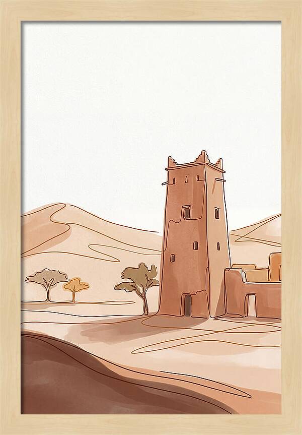 Traditional Mud Brick Tower House