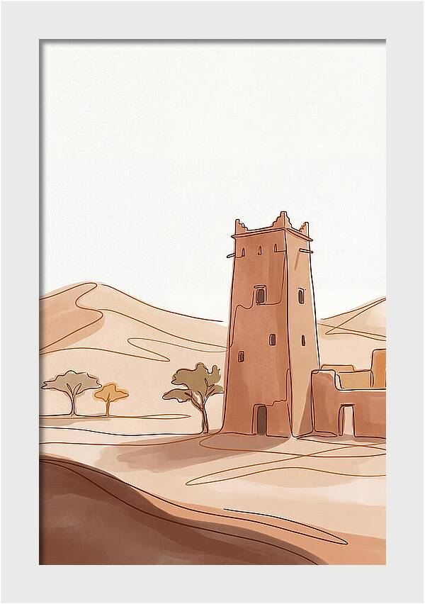 Traditional Mud Brick Tower House