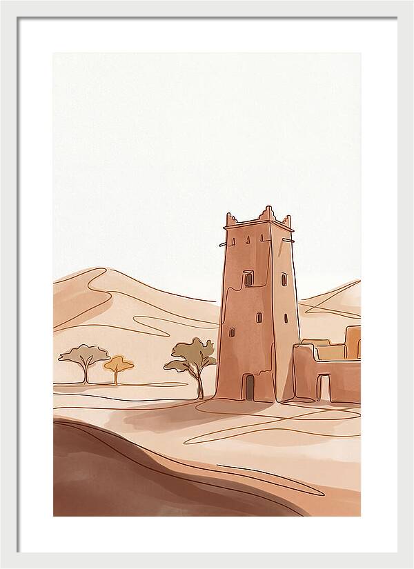 Traditional Mud Brick Tower House