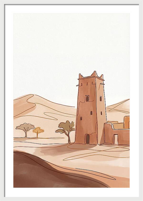 Traditional Mud Brick Tower House