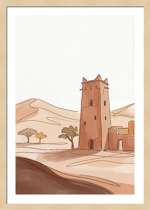 Traditional Mud Brick Tower House