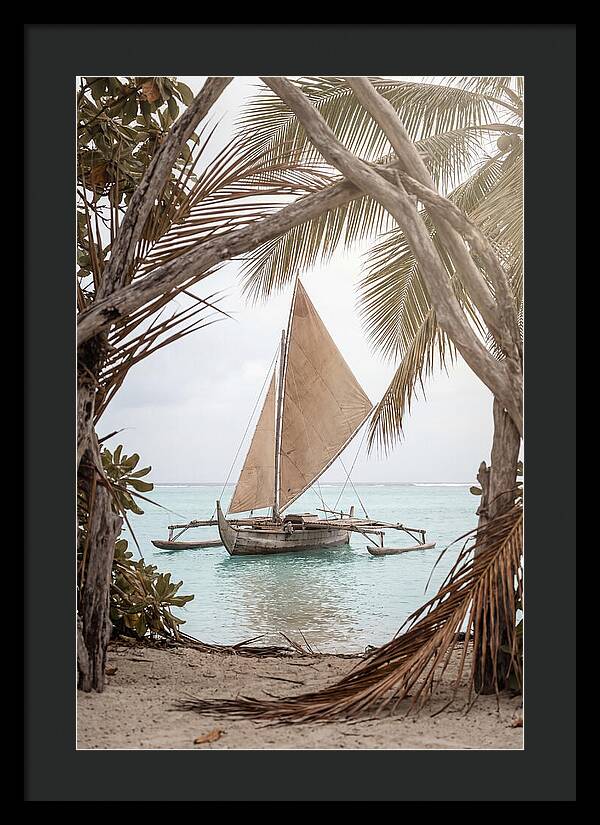 Traditional Outrigger Proa Sailing