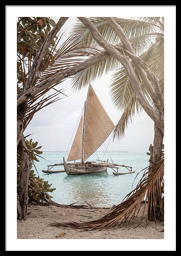 Traditional Outrigger Proa Sailing