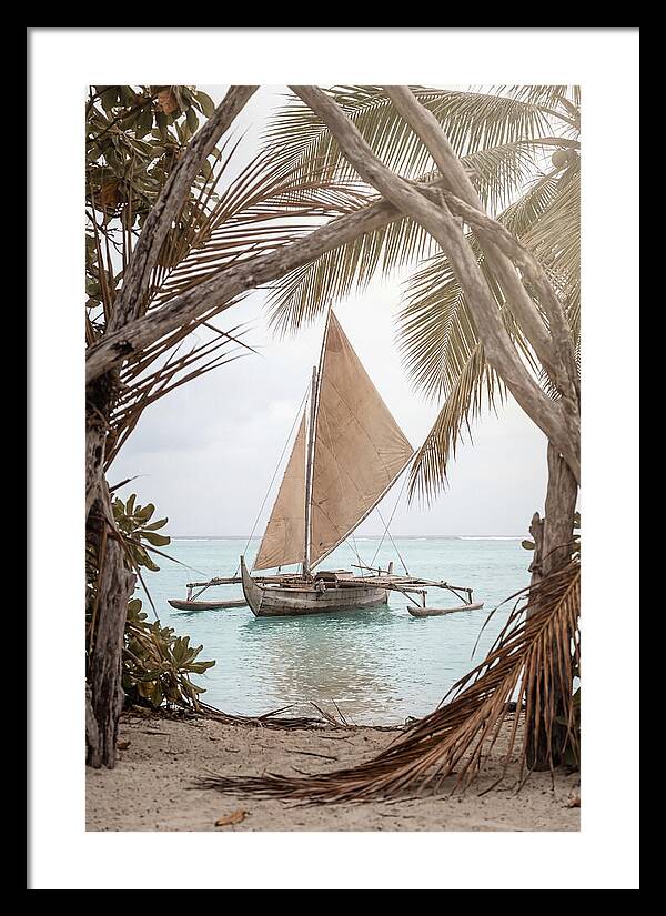 Traditional Outrigger Proa Sailing