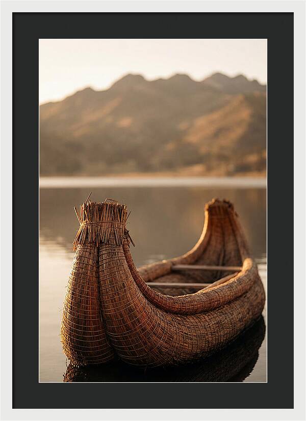Traditional Reed Boat Serenity