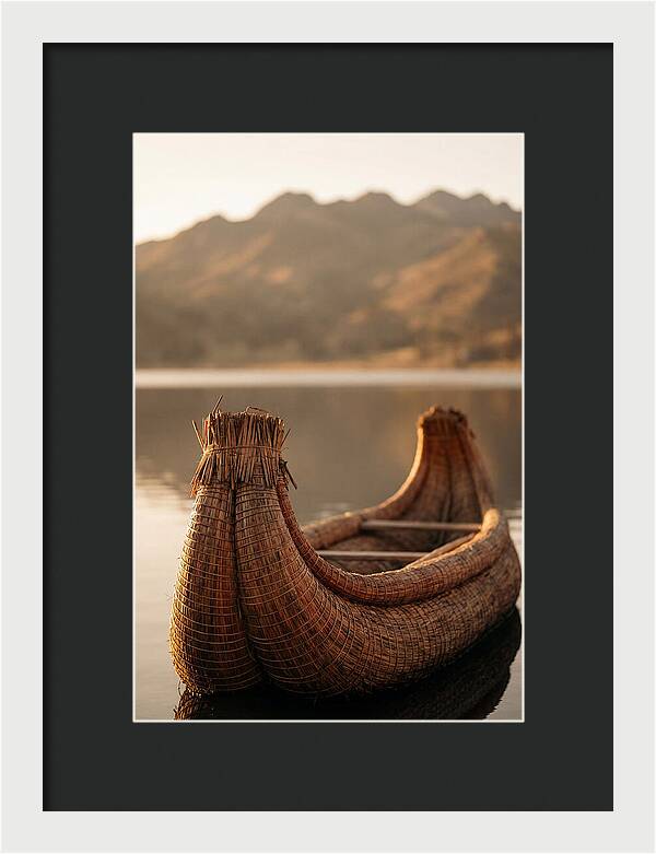 Traditional Reed Boat Serenity