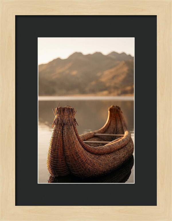 Traditional Reed Boat Serenity