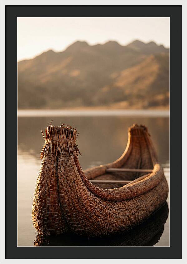 Traditional Reed Boat Serenity