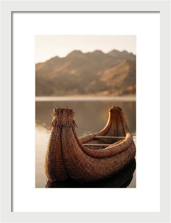 Traditional Reed Boat Serenity