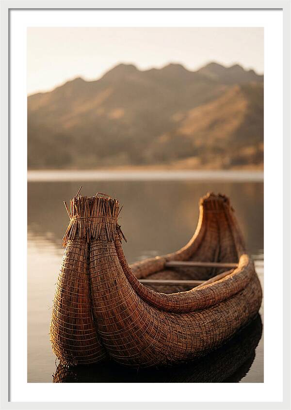 Traditional Reed Boat Serenity
