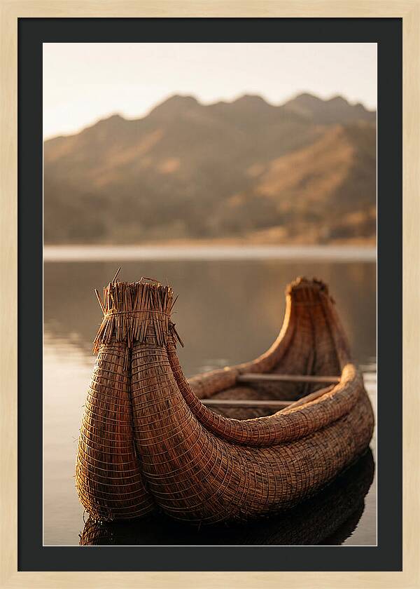 Traditional Reed Boat Serenity