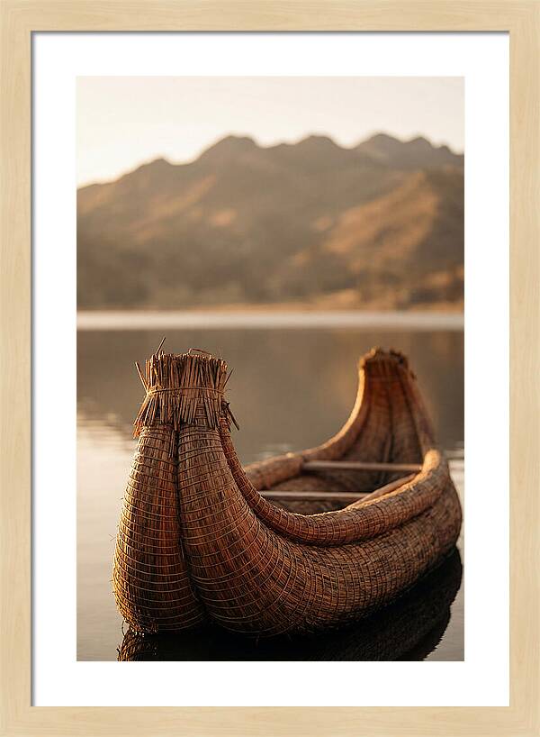 Traditional Reed Boat Serenity