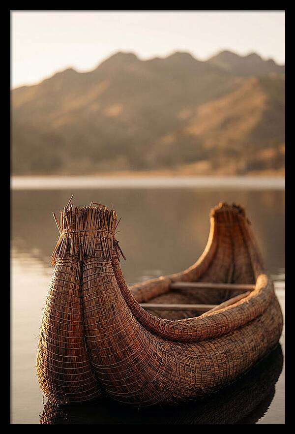 Traditional Reed Boat Serenity