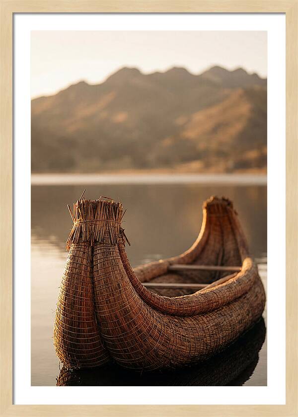 Traditional Reed Boat Serenity