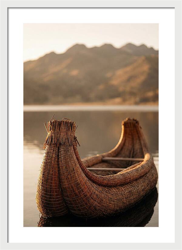 Traditional Reed Boat Serenity