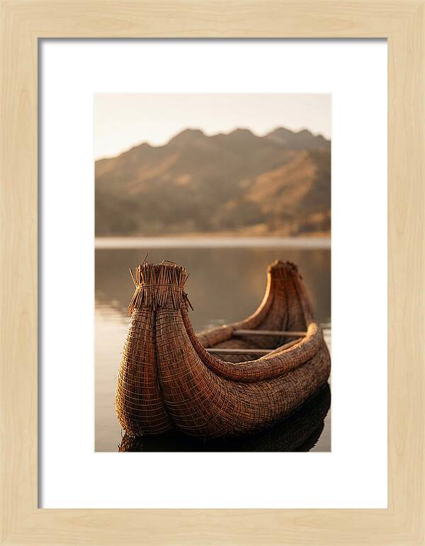 Traditional Reed Boat Serenity