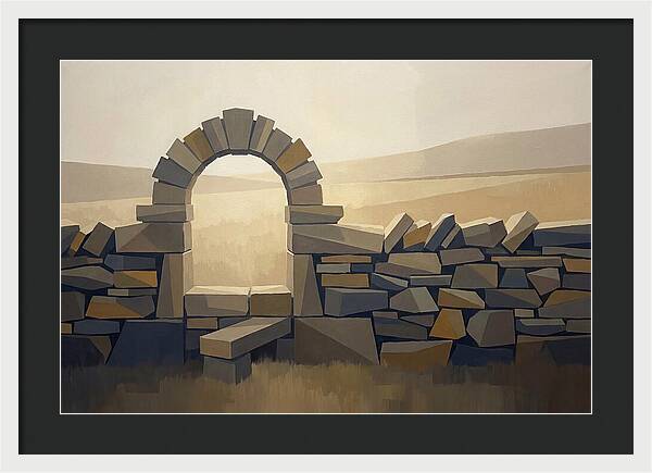 Traditional Stone Stile Through Dry Stone
