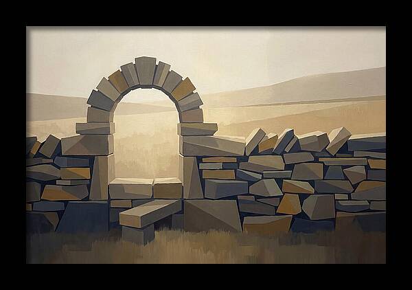 Traditional Stone Stile Through Dry Stone