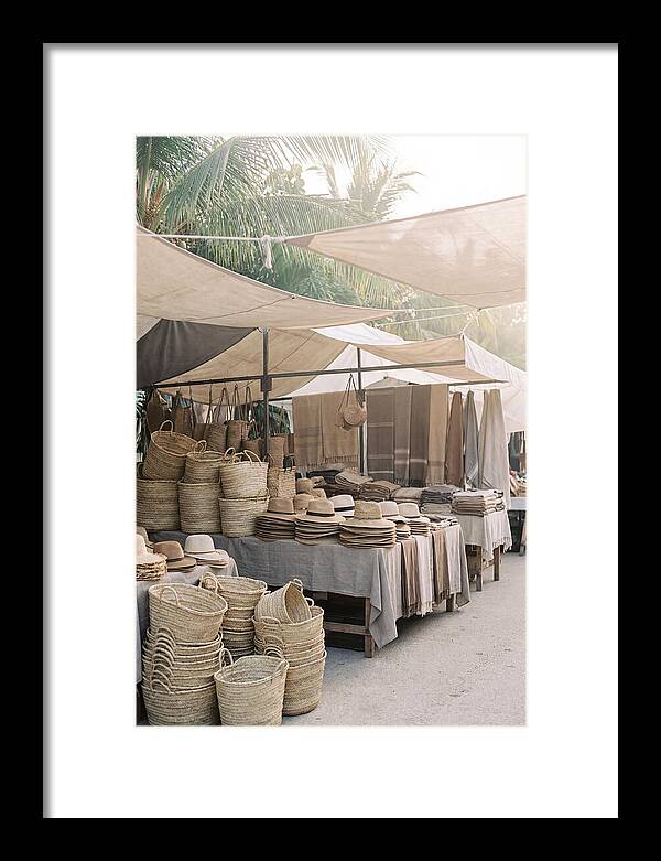 Traditional Tropical Market Scene
