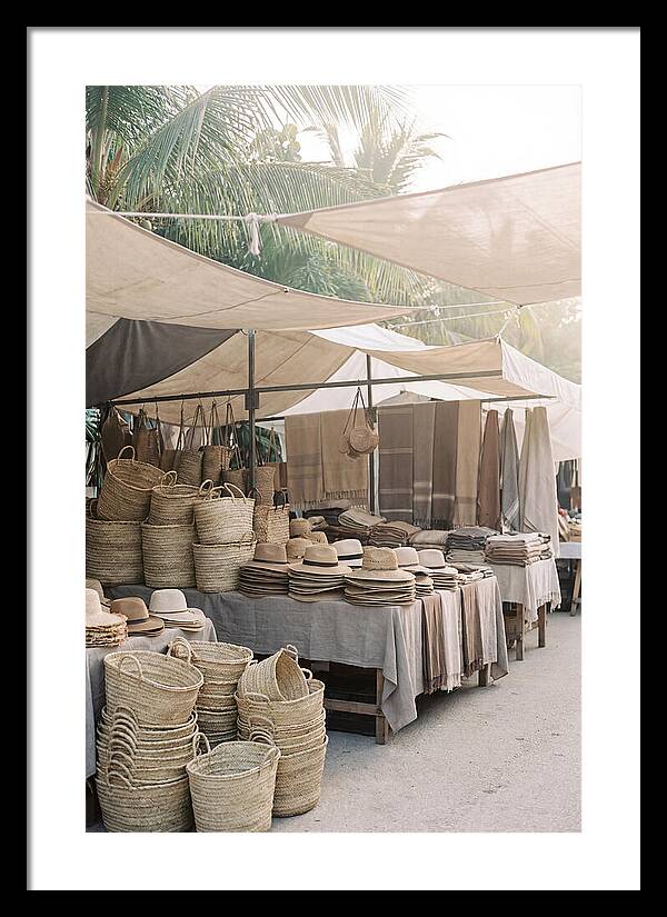 Traditional Tropical Market Scene