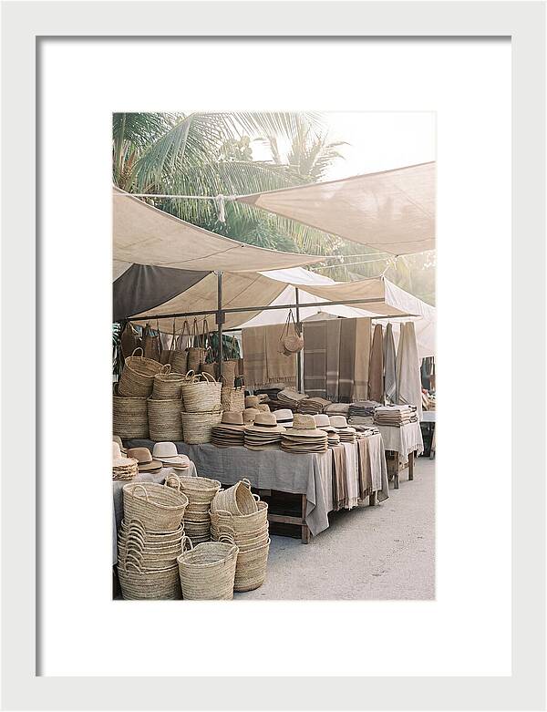 Traditional Tropical Market Scene