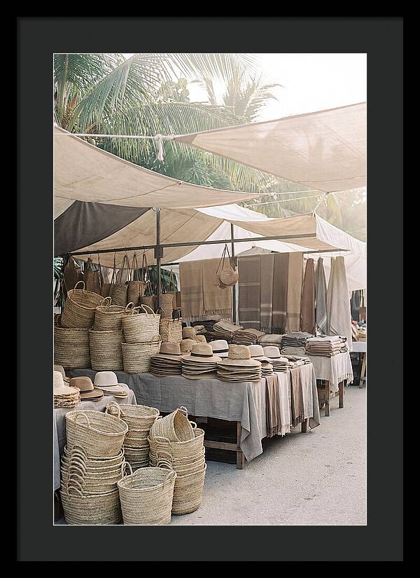 Traditional Tropical Market Scene