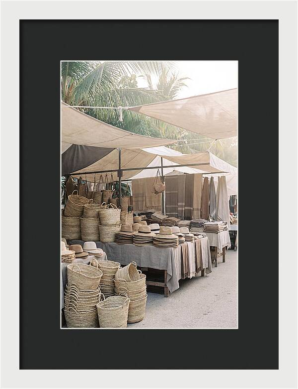 Traditional Tropical Market Scene