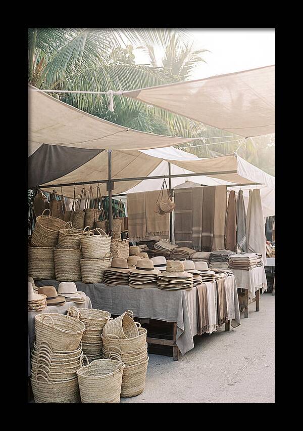 Traditional Tropical Market Scene