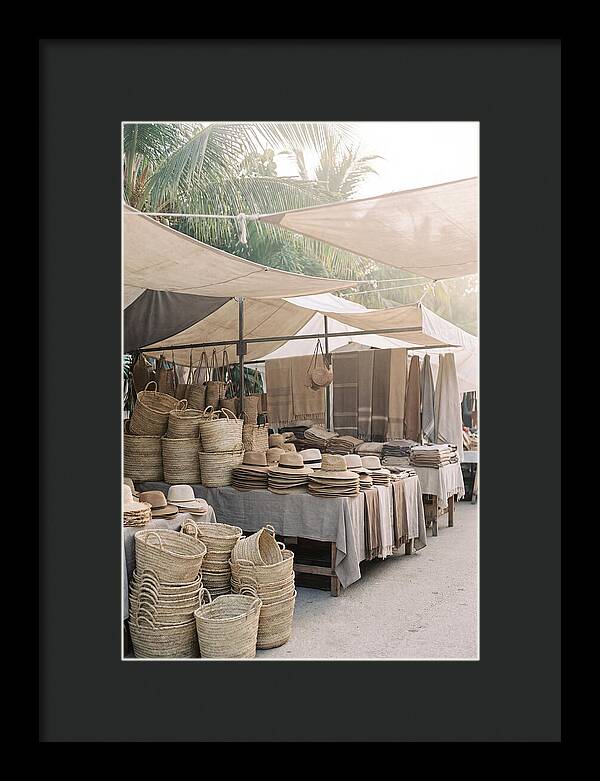 Traditional Tropical Market Scene
