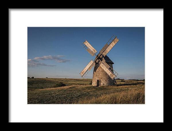 Traditional Windmill At Dusk