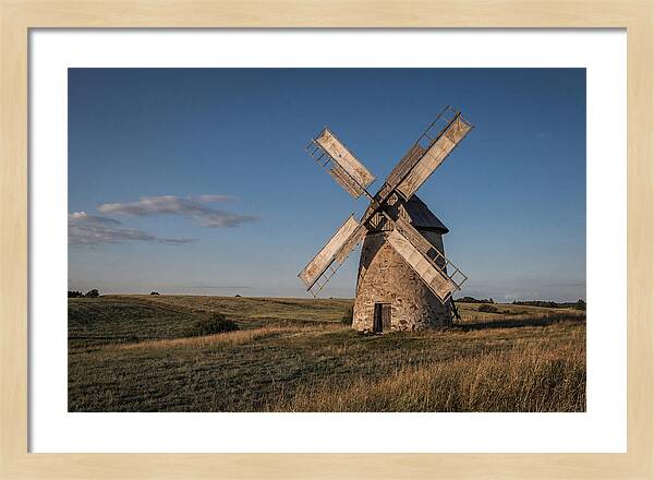 Traditional Windmill At Dusk