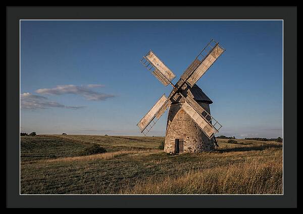 Traditional Windmill At Dusk