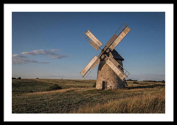 Traditional Windmill At Dusk