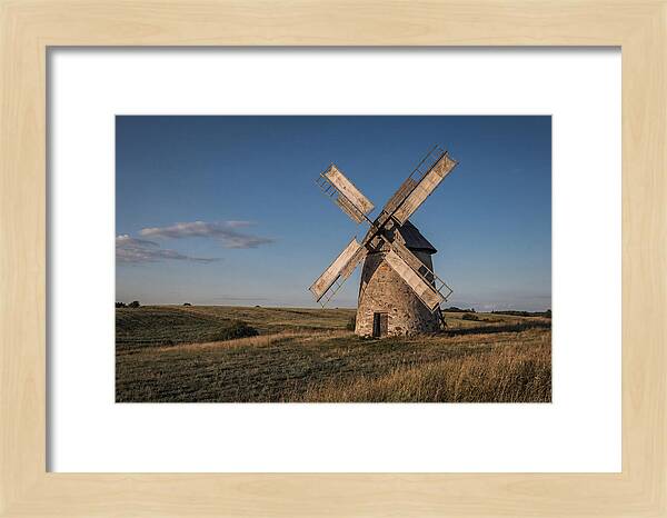 Traditional Windmill At Dusk