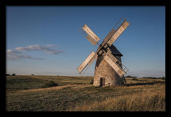 Traditional Windmill At Dusk