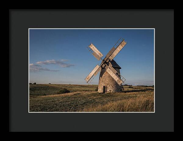 Traditional Windmill At Dusk