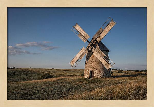 Traditional Windmill At Dusk