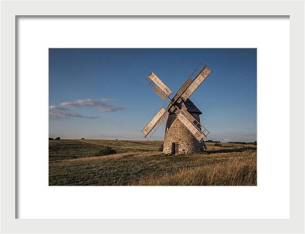 Traditional Windmill At Dusk