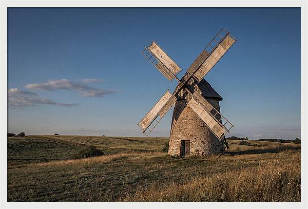 Traditional Windmill At Dusk