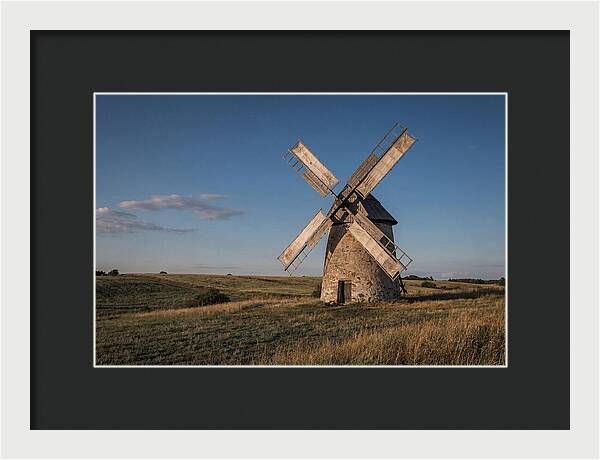 Traditional Windmill At Dusk