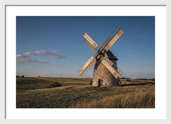 Traditional Windmill At Dusk