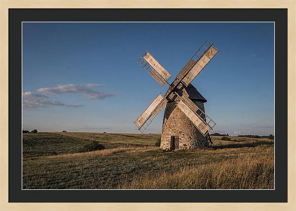 Traditional Windmill At Dusk